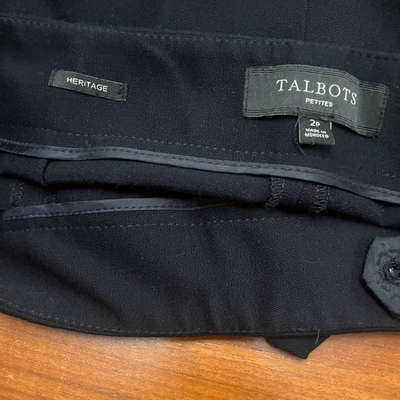 TALBOTS PETITE 2P DRESS PANTS GREY - Picture 10 of 11